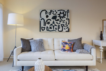 Modern residential living room