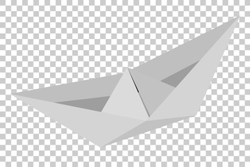 Paper Boat, at Transparent Effect Background