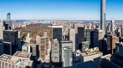 Fototapeta premium Central Park Panorama, Manhattan. New York