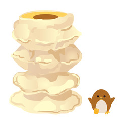 バウムクーヘンとペンギン