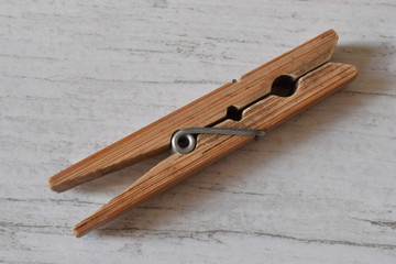 wooden clothes peg