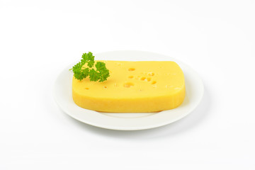 emmental cheese with holes
