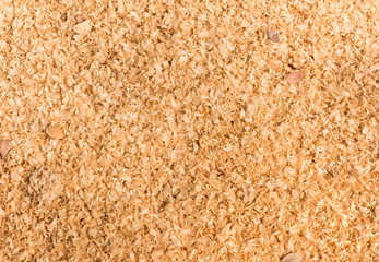 close up shot of sawdust texture.