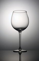 wine glass with reflection
