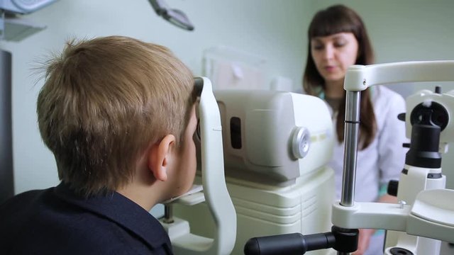 ophthalmologist at the work place