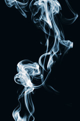 abstract blue smoke