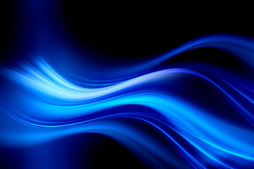 Obraz premium Technology Abstract Wave Art Composition Background