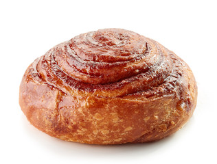 freshly baked cinnamon roll