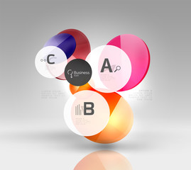 Circle banner template