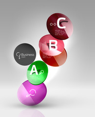 Vector circle infographics