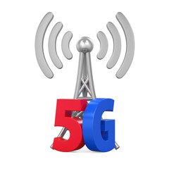 5G Network Sign Isolated