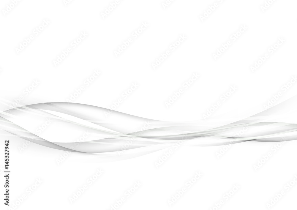 Canvas Prints modern speed swoosh grey wave background