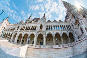 Naklejka na ściany i meble Hungarian Parliament Building in Budapest.