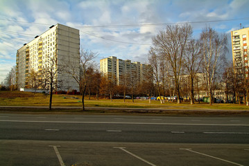 The Moscow city landscape
