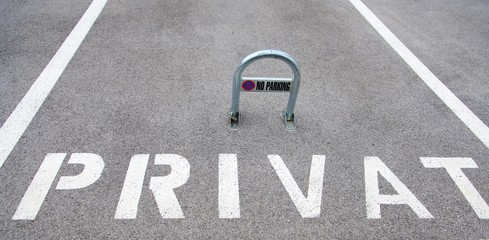 Privat, Privatparkplatz, Parken verboten