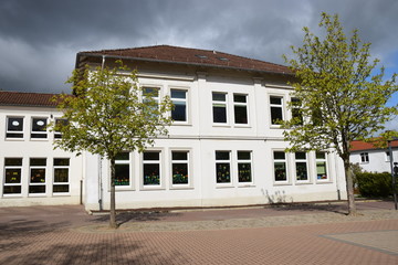 Fototapeta na wymiar Stadtturmschule Stadthagen