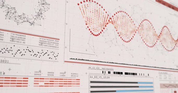Digitally generated dna structure