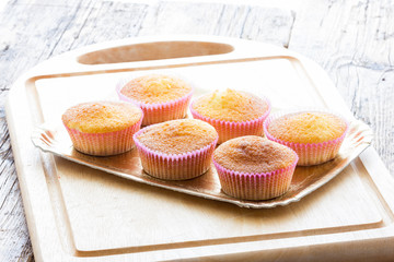 Sweet donuts with icing sugar