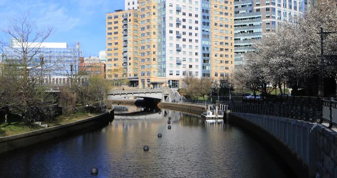 4K UltraHD View of Providence city center