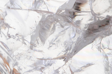 white crystal mineral texture