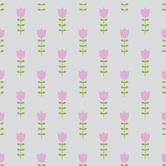 Beautiful pastel flower simless pattern.