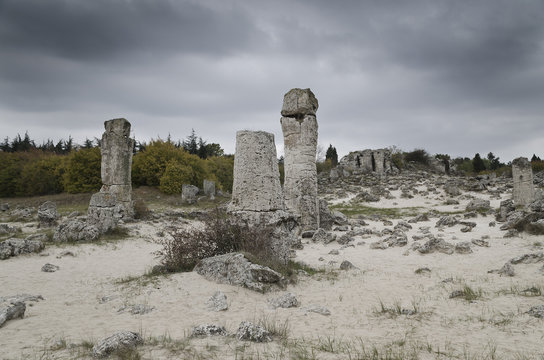 Pobiti Kamani (Standing Stones) Natural Phenomenon, Varna, Bulgaria