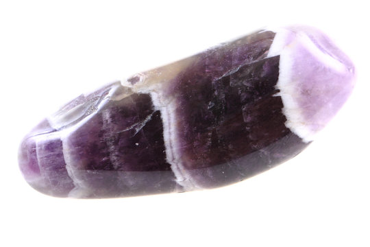 amethyst mineral isolated