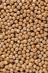 soy beans on wooden table