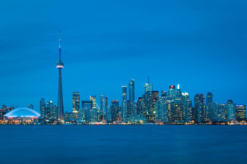 Toronto Cityscape Evening