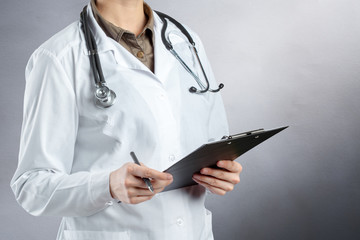 Hands of medical doctor