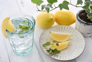 lemon & water