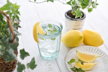 lemon & water
