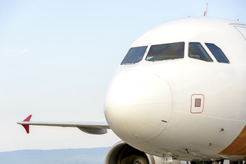 Obraz premium Airplane Closeup