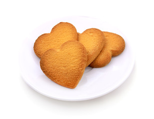 Heart shaped cookies.