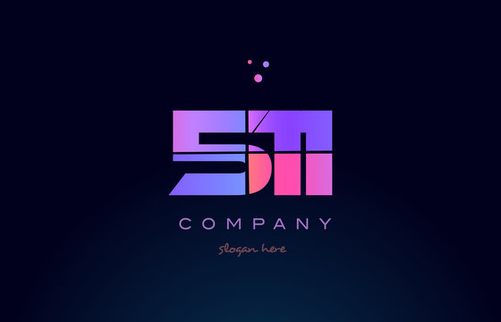 511 pink magenta purple number digit numeral logo icon vector