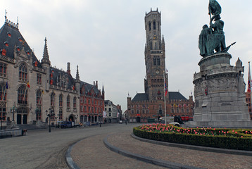 The Markt in Bruges 