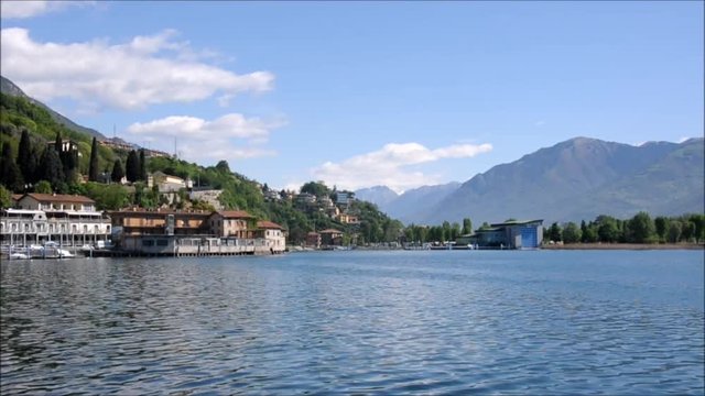 view of Lake Iseo from the city of lovere