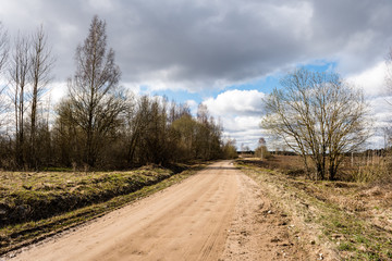 Country Road with perspective