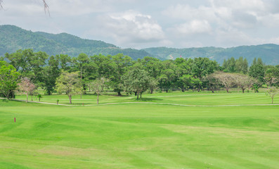 Golf landscape viewpoint