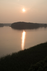 Sunset near the river