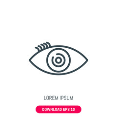 Obraz premium Eye icon, vector