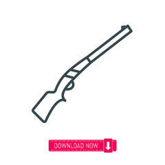 Rifle icon, vector