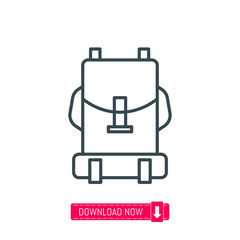 Backpack icon,vector