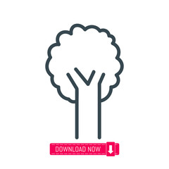 Tree icon, vector