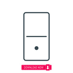 Domino icon, vector