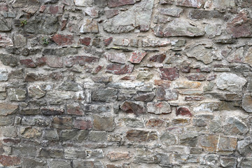 Alte Mauer aus Steinen