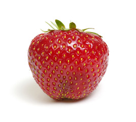 Strawberry isolated on white background.