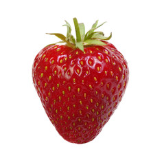Strawberry isolated on white background.