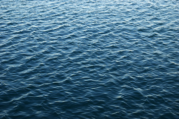 Fototapeta premium Blue sea surface with waves