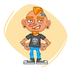 Tattoo Artist Holding Hands on Waist